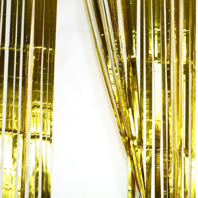 Perdea Franjurata, Model Decor Petrecere, pentru Fundal de Poze, Amenajare Colorata a Petrecerii, Dimensiune , Gold