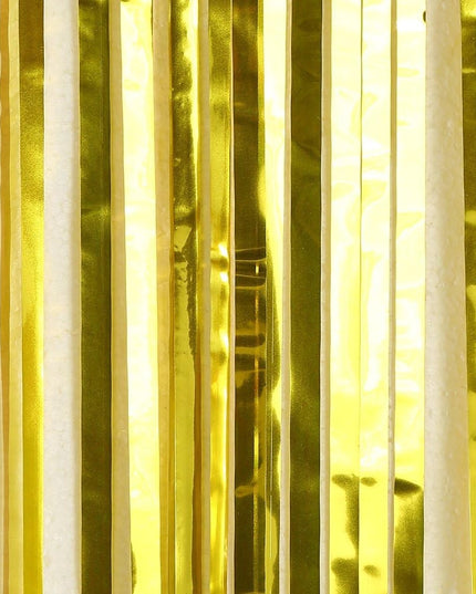 Perdea Franjurata, Model Decor Petrecere, pentru Fundal de Poze, Amenajare Colorata a Petrecerii, Dimensiune , Gold