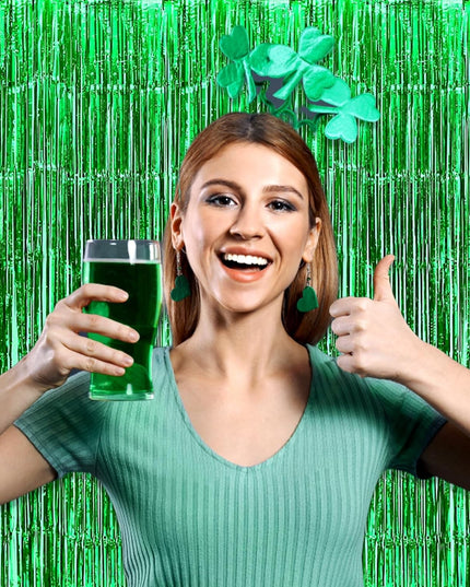 Perdea Franjurata, Model Decor Petrecere, pentru Fundal de Poze, Amenajare Colorata a Petrecerii, Dimensiune