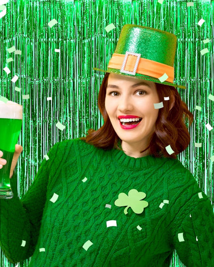 Perdea Franjurata, Model Decor Petrecere, pentru Fundal de Poze, Amenajare Colorata a Petrecerii, Dimensiune