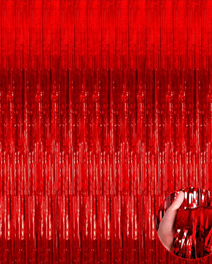 Perdea Franjurata, Model Decor Petrecere, pentru Fundal de Poze, Amenajare Colorata a Petrecerii, Dimensiune