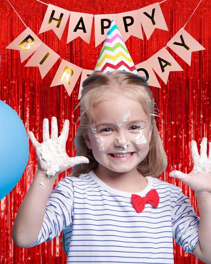 Perdea Franjurata, Model Decor Petrecere, pentru Fundal de Poze, Amenajare Colorata a Petrecerii, Dimensiune