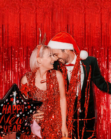 Perdea Franjurata, Model Decor Petrecere, pentru Fundal de Poze, Amenajare Colorata a Petrecerii, Dimensiune