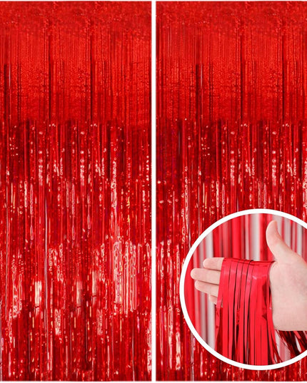 Perdea Franjurata, Model Decor Petrecere, pentru Fundal de Poze, Amenajare Colorata a Petrecerii, Dimensiune