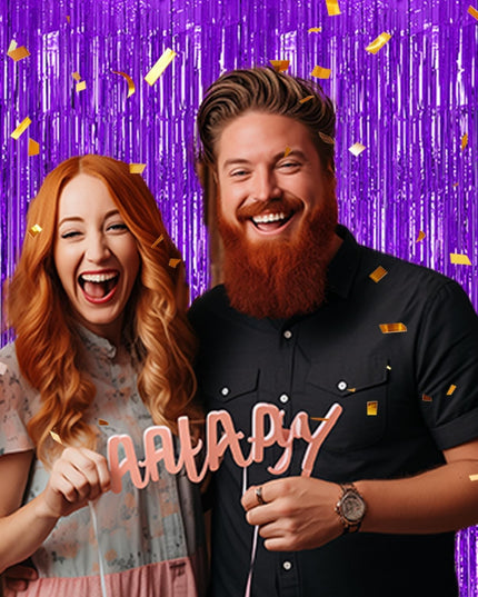 Perdea Franjurata, Model Decor Petrecere, pentru Fundal de Poze, Amenajare Colorata a Petrecerii, Dimensiune