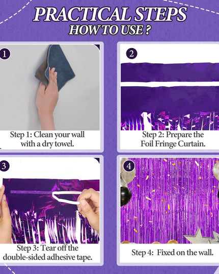 Perdea Franjurata, Model Decor Petrecere, pentru Fundal de Poze, Amenajare Colorata a Petrecerii, Dimensiune