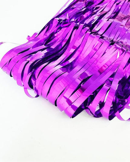 Perdea Franjurata, Model Decor Petrecere, pentru Fundal de Poze, Amenajare Colorata a Petrecerii, Dimensiune