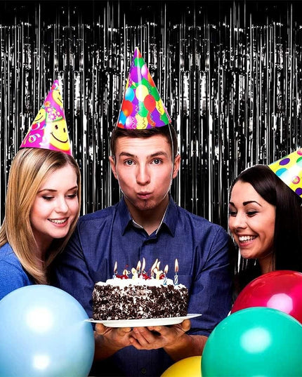 Perdea Franjurata, Model Decor Petrecere, pentru Fundal de Poze, Amenajare Colorata a Petrecerii, Dimensiune