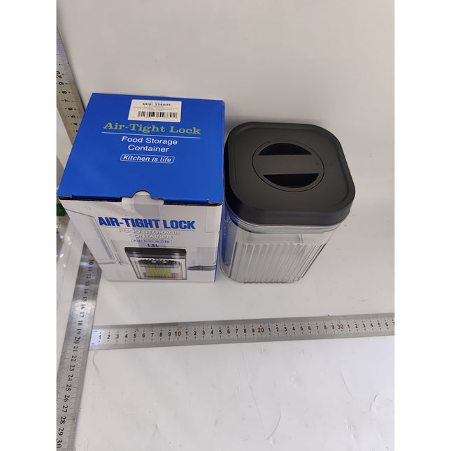 de Depozitare Alimente, tip Container, 1.9L,Recipiente pentru Cereale in Bucatarie, Transparente cu Capac