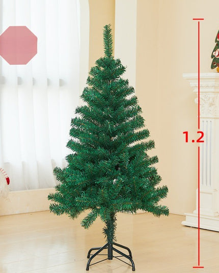 Brad de Craciun artificial cu suport inclus , 240 ramuri/varfuri, material plastic, suport clasic, fara iluminare, utilizat pentru interior/exterior