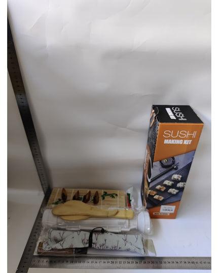 Ustensile pentru Sushi, din 15 Accesorii pentru Sushi, pentru Sushi HOME MADE, Cutit Inclus, Forme, Betisoare