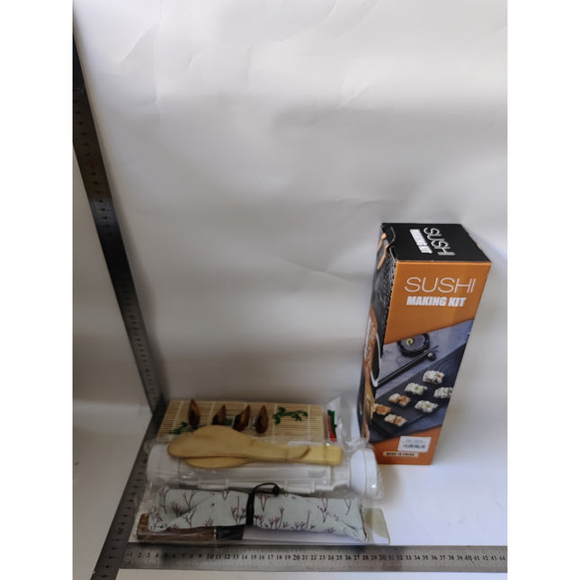 Ustensile pentru Sushi, din 15 Accesorii pentru Sushi, pentru Sushi HOME MADE, Cutit Inclus, Forme, Betisoare