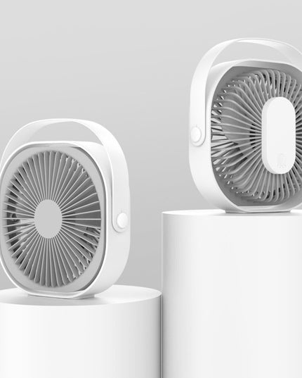 Mini ventilator pentru birou cu usb, rotire 360 grade, 3 viteze, 1500 mA