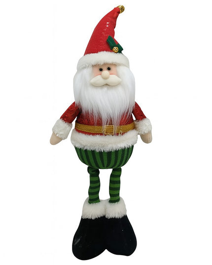 Figurina de Craciun Mos Craciun Textil, Mos Craciun pentru Decoratiuni de Craciun, din Material Textil Moale