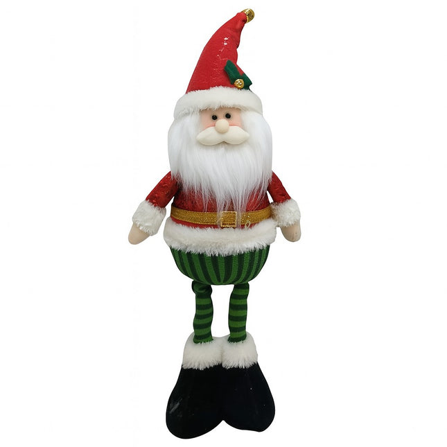 Figurina de Craciun Mos Craciun Textil, Mos Craciun pentru Decoratiuni de Craciun, din Material Textil Moale