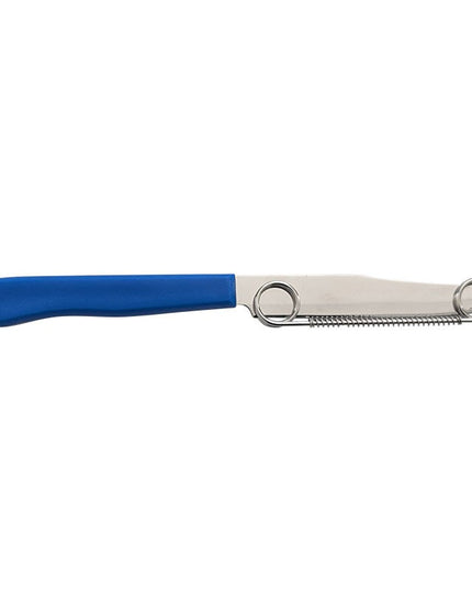 Cutit 2in1, Feliere/Curatare, Grosime Feliere Reglabila, 22 cm, din Otel Inoxidabil