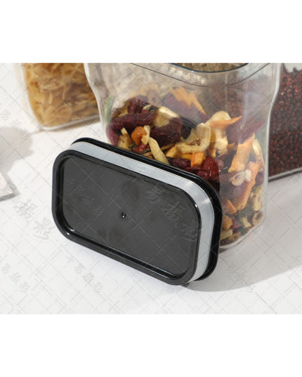 Recipient din Plastic, pentru Alimente/Obiecte, Inchidere Ermetica Rotire 90 grade, 2l