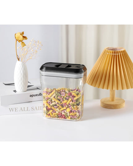 Recipient din Plastic, pentru Alimente/Obiecte, Inchidere Ermetica Rotire 90 grade, 2l