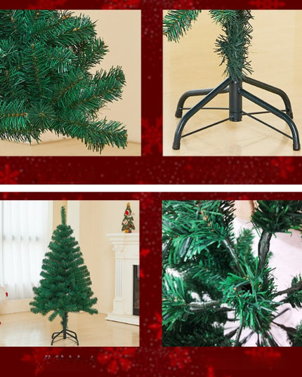 Brad de Craciun artificial cu suport inclus , 800 ramuri/varfuri, material plastic, suport clasic, fara iluminare, utilizat pentru interior/exterior