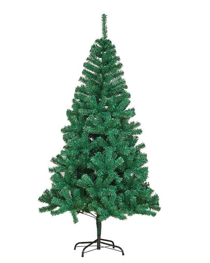 Brad de Craciun artificial cu suport inclus , 800 ramuri/varfuri, material plastic, suport clasic, fara iluminare, utilizat pentru interior/exterior