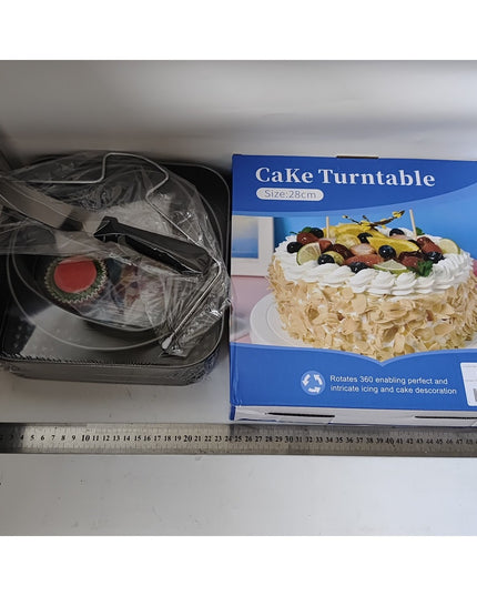 de 216 Piese de Copt pentru Prajituri, 3 Tavi de Copt, Nivelator, Forme Cupcake, Pos pentru Ornat cu 7 Capete, Feliator Tort, din Otel Inoxidabil