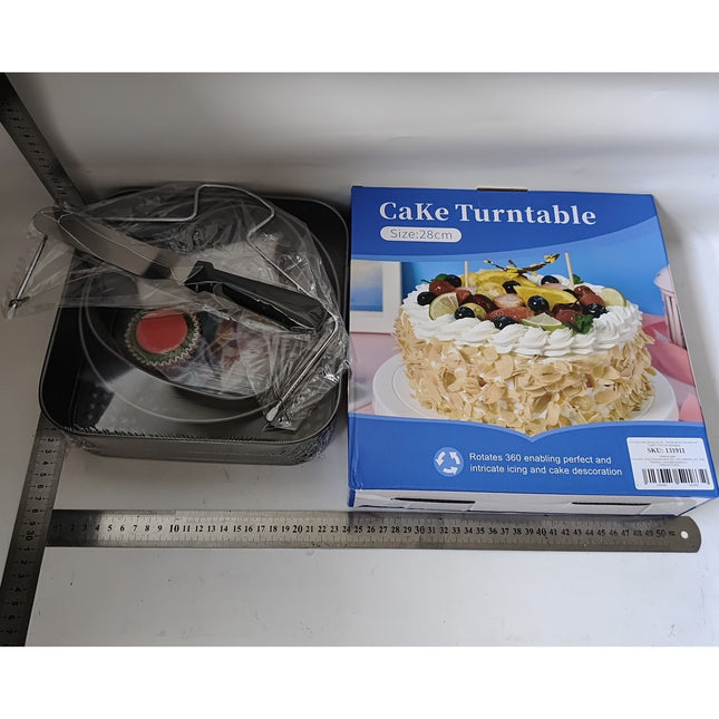 de 216 Piese de Copt pentru Prajituri, 3 Tavi de Copt, Nivelator, Forme Cupcake, Pos pentru Ornat cu 7 Capete, Feliator Tort, din Otel Inoxidabil