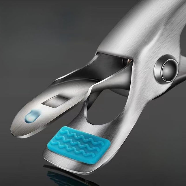 Clema pentru Boluri, Anti-Alunecare, din Otel Inoxidabil si Silicon, de Uz Casnic, Rezistent la Temperaturi Inalte,