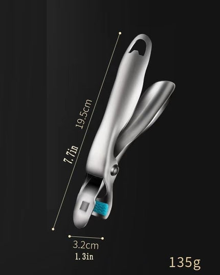 Clema pentru Boluri, Anti-Alunecare, din Otel Inoxidabil si Silicon, de Uz Casnic, Rezistent la Temperaturi Inalte,