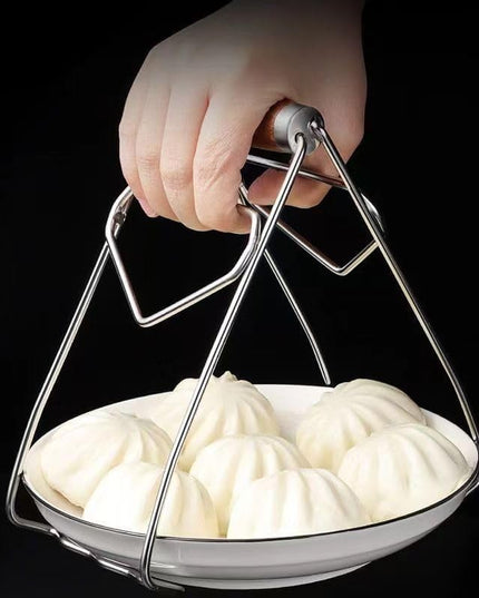 Clema pentru Boluri, Anti-Alunecare, din Otel Inoxidabil, Extindere, pentru Oale, Tigai, de Uz Casnic, Rezistent la Temperaturi Inalte