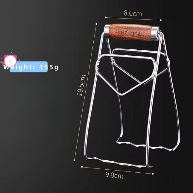 Clema pentru Boluri, Anti-Alunecare, din Otel Inoxidabil, Extindere, pentru Oale, Tigai, de Uz Casnic, Rezistent la Temperaturi Inalte,Maner