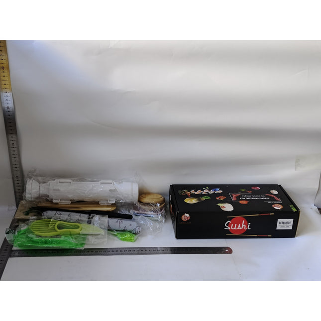 Ustensile pentru Sushi, din 31 Accesorii pentru Sushi, pentru Sushi HOME MADE, Cutit Inclus, Forme, Betisoare