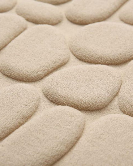 Covoras pentru Baie Antiderapant, Uscare Rapida, Model 3D Piatra