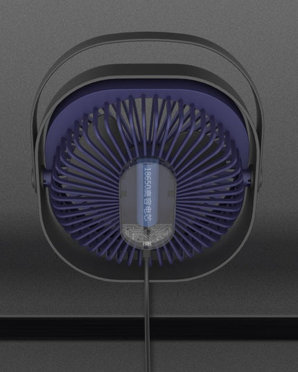 Mini ventilator pentru birou cu usb, rotire 360 grade, 3 viteze, 4000 mA