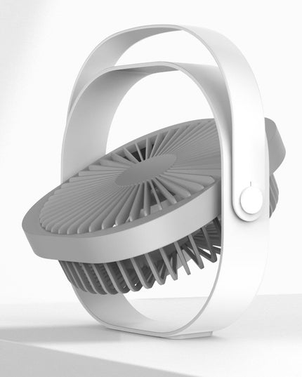 Mini ventilator pentru birou cu usb, rotire 360 grade, 3 viteze, 4000 mA