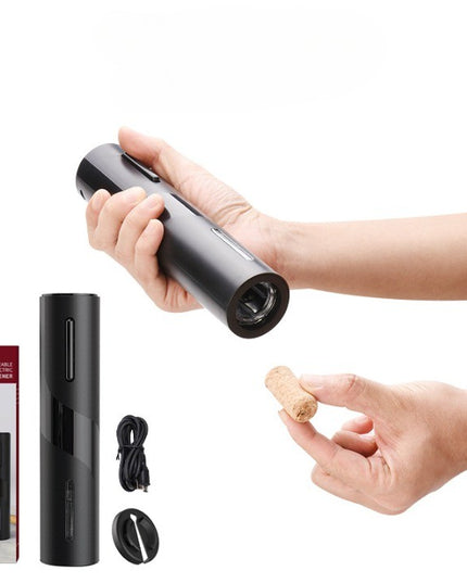 Tirbuson Electric din 5 piese, Deschizator Electric, cu Baterii, Multifunctional