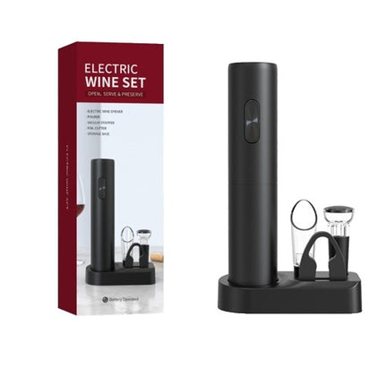 Tirbuson Electric din 5 piese, Deschizator Electric, cu Baterii, Multifunctional