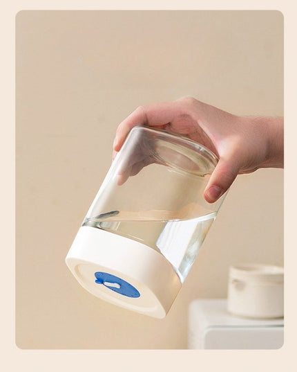 Borcan din Sticla de Inalta Calitate, Capac Ermetic, Uz Casnic, Depozitarea Condimentelor sau a Alimentelor Umede si Uscate, 500 mL