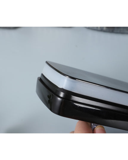 6 Recipiente din Plastic, pentru Alimente/Obiecte, Inchidere Ermetica, Textura Ondulata, .5l, .3l