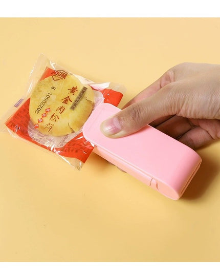 Mini Aparat de Sigilat Pungi cu Baterii, Etansare prin Caldura, Spate Magnetic, Portabil