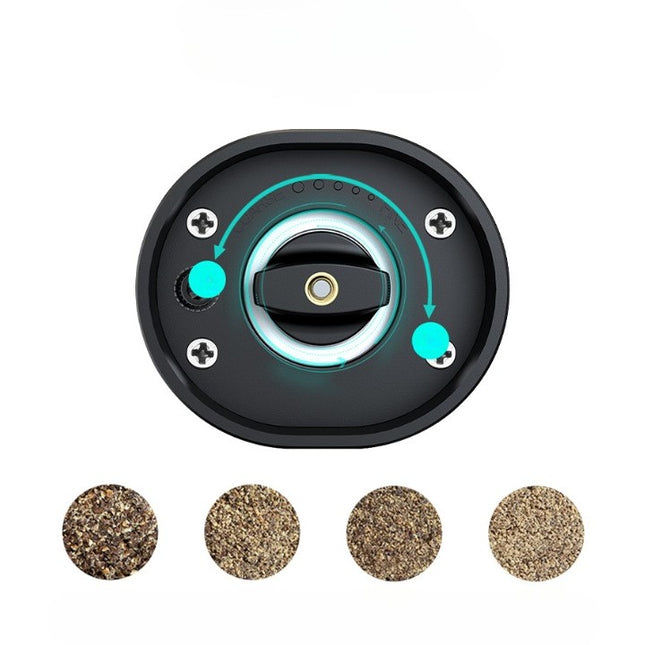 Rasnita Electrica pentru Cafea si Condimente, Cutit de Macinare din Otel Inoxidabil, Incarcare cu Baterii, Optiuni Diferite de Macinare, Usor de Manevrat