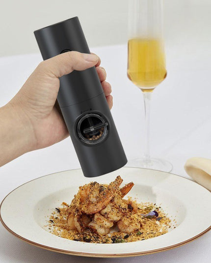 Rasnita Electrica pentru Cafea si Condimente, Cutit de Macinare din Otel Inoxidabil, Incarcare cu Baterii, Optiuni Diferite de Macinare, Usor de Manevrat