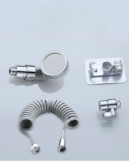 Extensie de Dus, pentru Baterie Baie sau Bucatarie, 4 Piese, Filtru de Ioni Negativi, Furtun Flexibil de 1.5 Metri