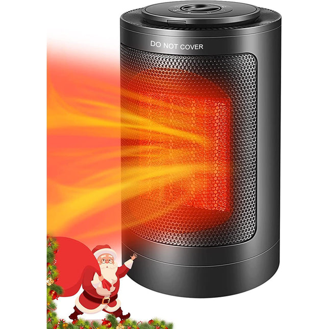 Aeroterma / Radiator ceramic PTC-1500K1, 1500 W, 2 trepte de putere, termostat reglabil