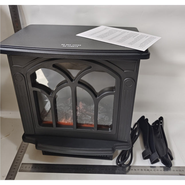 Semineu Electric, cu Efect Flacara, 1500/1200W, Incalzire PTC, 220 V, din Plastic Ignifug