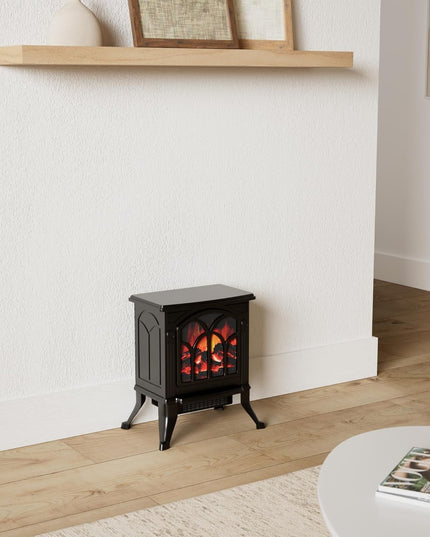 Semineu Electric, cu Efect Flacara, 1500/1200W, Incalzire PTC, 220 V, din Plastic Ignifug