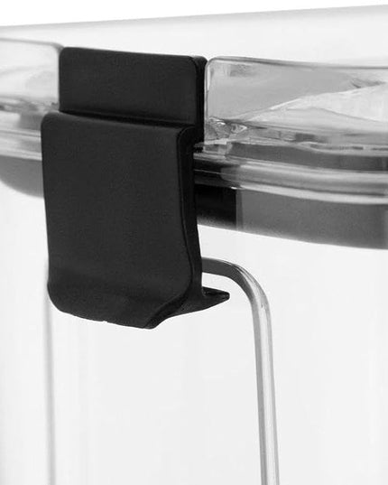 4 Recipiente Depozitare Alimente, pentru Organizare Bucatarie, cu Inchidere Ermetica