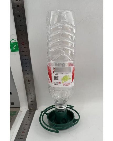 Suport Sticla pentru Hranit Pasari, din Plastic, de Gradina, Fara Sticla