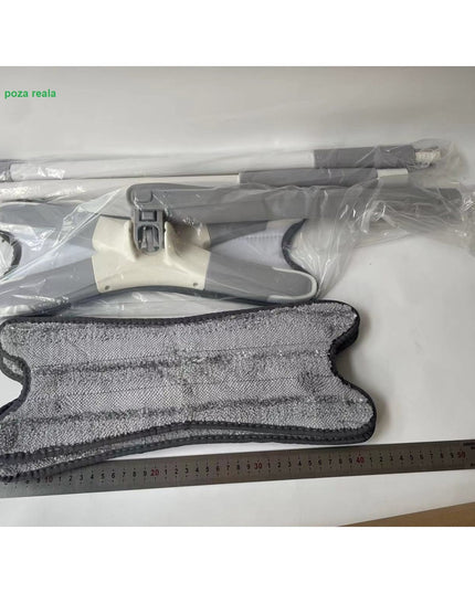 Mop Plat, cu Sistem de Stoarcere, 2 Lavete Incluse, Lungime Telescopica