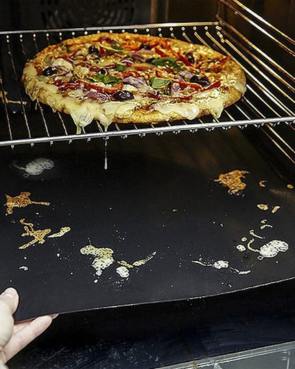 4 Folii Antiaderente din Teflon, Multifunctionale, Rezistente la Apa si Temperaturi Ridicate, pentru Gratar, Cuptor, BBQ Grill