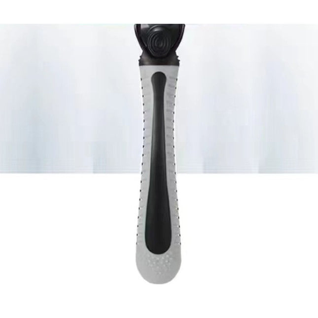 Aparat de Ras Manual, din Otel Inoxidabil, Suport Lama + 7 Capete de Schimb Incluse, pentru Lame